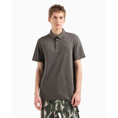 Armani Exchange Polo A Maniche Corte 6dzfac-zj9sz Black Olive S Armani Exchange Polo A Maniche Corte 6dzfac-zj9sz Black Olive S