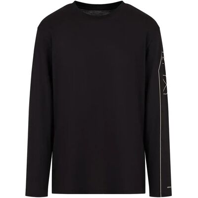 Armani Exchange Maglietta A Maniche Lunghe 6dzth-zja5z Black M Armani Exchange Maglietta A Maniche Lunghe 6dzth-zja5z Black M