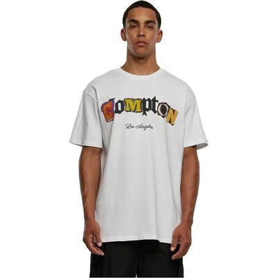 Mister Tee Maglietta A Maniche Corte Compton L.a. Oversize White 2XL Mister Tee Maglietta A Maniche Corte Compton L.a. Oversize White 2XL