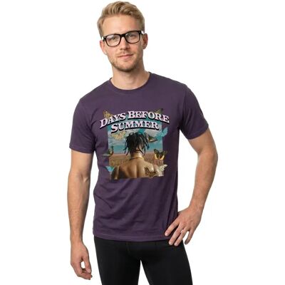 Mister Tee Maglietta A Maniche Corte Days Before Summer Oversize Purple Night 2XL Mister Tee Maglietta A Maniche Corte Days Before Summer Oversize Purple Night 2XL