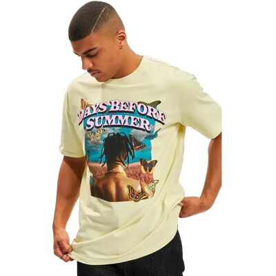 Mister Tee Maglietta A Maniche Corte Days Before Summer Oversize Soft Yellow XL Mister Tee Maglietta A Maniche Corte Days Before Summer Oversize Soft Yellow XL