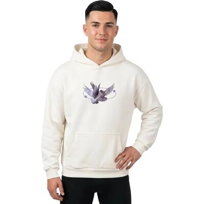 Mister Tee Felpa Con Cappuccio Vive La Liberte Oversize Dye S Mister Tee Felpa Con Cappuccio Vive La Liberte Oversize Dye S