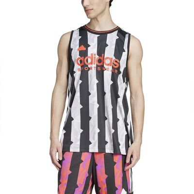 Adidas Maglietta Senza Maniche House Of Tiro Aop Black / Multicolor 2XL Adidas Maglietta Senza Maniche House Of Tiro Aop Black / Multicolor 2XL