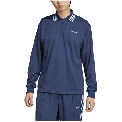 Adidas Originals Polo A Maniche Lunghe Iw3236 Half Zip Night Indigo M Adidas Originals Polo A Maniche Lunghe Iw3236 Half Zip Night Indigo M