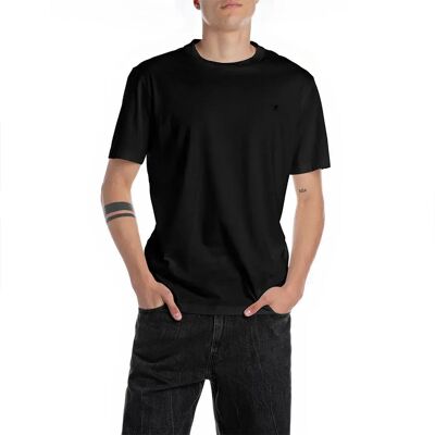Replay Maglietta A Maniche Corte M3097.000.2660 Black L Replay Maglietta A Maniche Corte M3097.000.2660 Black L