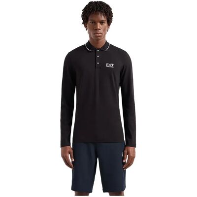 Ea7 Emporio Armani Polo A Maniche Lunghe 8npf17_pjvuz Black XS Ea7 Emporio Armani Polo A Maniche Lunghe 8npf17_pjvuz Black XS