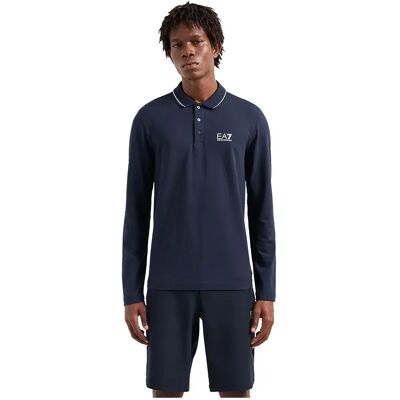 Ea7 Emporio Armani Polo A Maniche Lunghe 8npf17_pjvuz Navy XS Ea7 Emporio Armani Polo A Maniche Lunghe 8npf17_pjvuz Navy XS