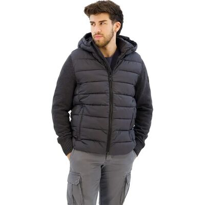 ECOALF Modello MCMGAKNDENAL0987W24-303 Giacca in nylon riciclato grigia ECOALF Modello MCMGAKNDENAL0987W24-303 Giacca in nylon riciclato grigia