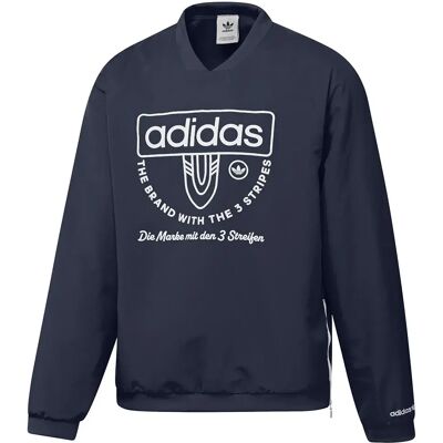 Adidas Originals Maglietta A Maniche Lunghe Drill Night Indigo M Adidas Originals Maglietta A Maniche Lunghe Drill Night Indigo M
