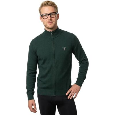 Gant Maglione Con Mezza Zip 8030164 Tartan Green XL Gant Maglione Con Mezza Zip 8030164 Tartan Green XL