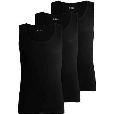 Boss Maglietta Senza Maniche 10271762 3 Unità Black M Boss Maglietta Senza Maniche 10271762 3 Unità Black M