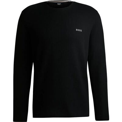 Boss Maglietta Da Pigiama A Maniche Lunghe Waffle 1026958 Black 2XL Boss Maglietta Da Pigiama A Maniche Lunghe Waffle 1026958 Black 2XL