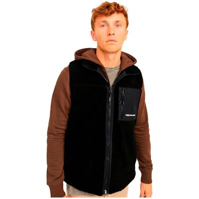 Jack & Jones Gilet 1226053 Teddy Black S Jack & Jones Gilet 1226053 Teddy Black S