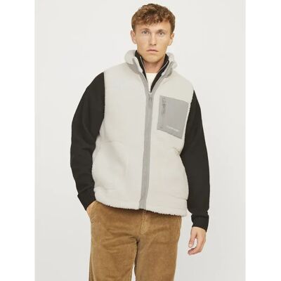 Jack & Jones Gilet 1226053 Teddy Cloud Dancer M Jack & Jones Gilet 1226053 Teddy Cloud Dancer M