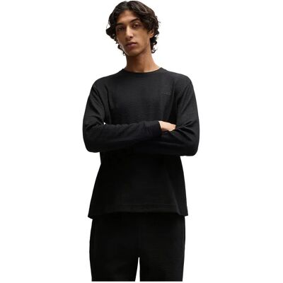 Hugo Maglietta Da Pigiama A Maniche Lunghe Austin Black L Hugo Maglietta Da Pigiama A Maniche Lunghe Austin Black L