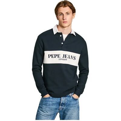 Pepe Jeans Polo A Maniche Lunghe Joey Dulwich Blue M Pepe Jeans Polo A Maniche Lunghe Joey Dulwich Blue M