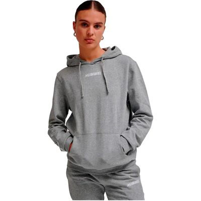 Hummel Felpa Con Cappuccio Elemental Grey Melange 2XL Hummel Felpa Con Cappuccio Elemental Grey Melange 2XL