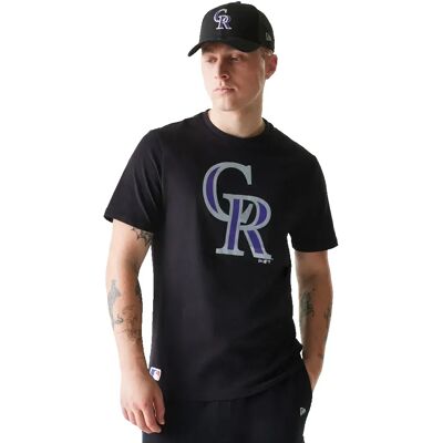 New Era Maglietta A Maniche Corte Mlb Regular Colorado Rockies Black L New Era Maglietta A Maniche Corte Mlb Regular Colorado Rockies Black L