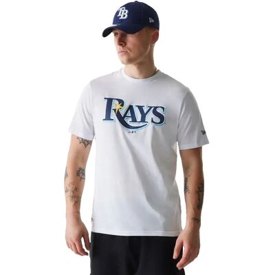 New Era Maglietta A Maniche Corte Mlb Regular Tampa Bay Rays White L New Era Maglietta A Maniche Corte Mlb Regular Tampa Bay Rays White L
