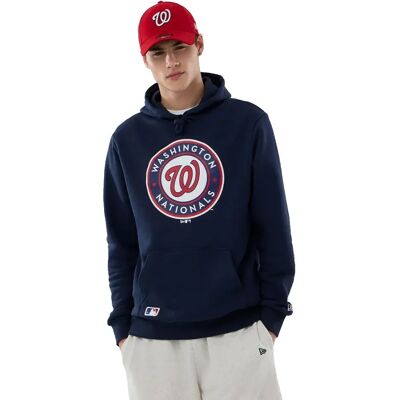 New Era Felpa Con Cappuccio Mlb Regular Washington Nationals Dark Blue XL New Era Felpa Con Cappuccio Mlb Regular Washington Nationals Dark Blue XL