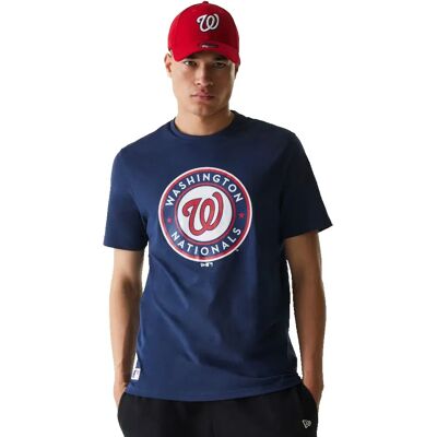 New Era Maglietta A Maniche Corte Mlb Regular Washington Nationals Dark Blue S New Era Maglietta A Maniche Corte Mlb Regular Washington Nationals Dark Blue S