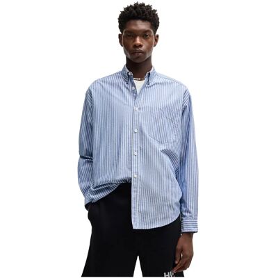 Hugo Camicia A Maniche Lunghe Ebill 10268598 Blue Open Blue S Hugo Camicia A Maniche Lunghe Ebill 10268598 Blue Open Blue S