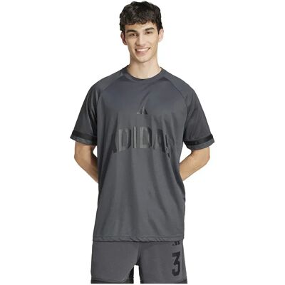 Adidas Maglietta A Maniche Corte Seasonal Essentials Us Sport Dark Grey M Adidas Maglietta A Maniche Corte Seasonal Essentials Us Sport Dark Grey M