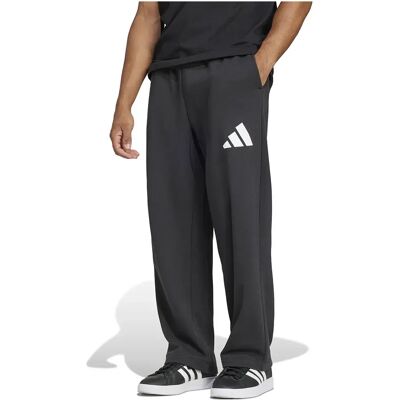 Adidas Joggers Essentials Wide Leg 3 Bar Logo Black / White 2XL Adidas Joggers Essentials Wide Leg 3 Bar Logo Black / White 2XL