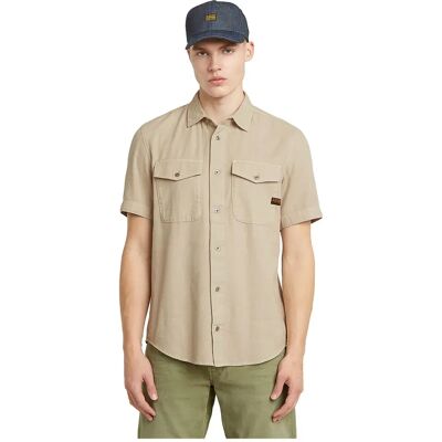 G-star Camicia A Maniche Corte Marine Slim Dark Brick Gd 2XL G-star Camicia A Maniche Corte Marine Slim Dark Brick Gd 2XL