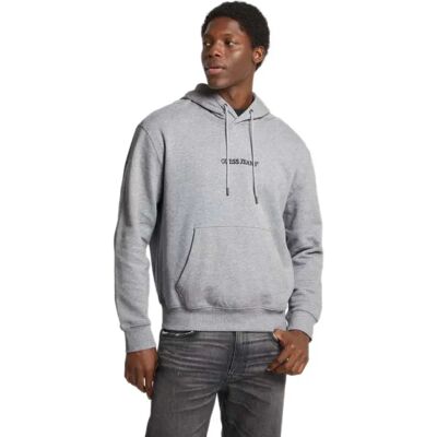 Guess Jeans Felpa Con Cappuccio Gj Reg Embro Gj Medium Grey Heath 2XL Guess Jeans Felpa Con Cappuccio Gj Reg Embro Gj Medium Grey Heath 2XL