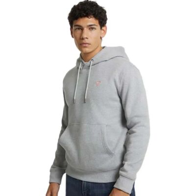 Guess Jeans Felpa Con Cappuccio Gj Slim Mini Triang Gj Medium Grey Heath 2XL Guess Jeans Felpa Con Cappuccio Gj Slim Mini Triang Gj Medium Grey Heath 2XL