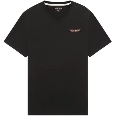 Guess Jeans Maglietta A Maniche Corte Gj Vn Slim American Tr Jet Black A996 L Guess Jeans Maglietta A Maniche Corte Gj Vn Slim American Tr Jet Black A996 L