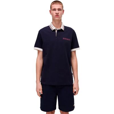 Napapijri Polo A Maniche Corte Zeri Blue Marine 2XL Napapijri Polo A Maniche Corte Zeri Blue Marine 2XL