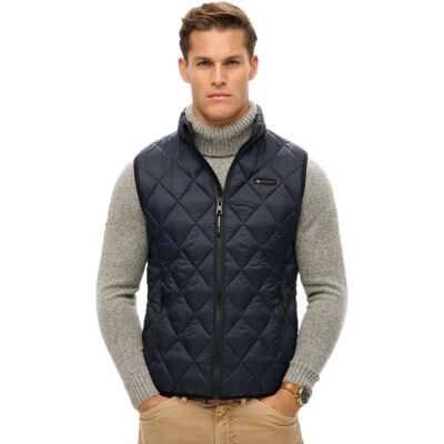 Superdry Gilet Diamond Quilt Fuji Lite Eclipse Navy L Superdry Gilet Diamond Quilt Fuji Lite Eclipse Navy L