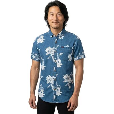 Superdry Camicia A Maniche Corte Vintage Loom Chrissy Indigo Rinse 2XL Superdry Camicia A Maniche Corte Vintage Loom Chrissy Indigo Rinse 2XL