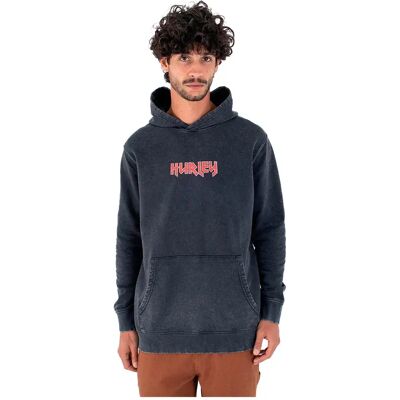Hurley Felpa Con Cappuccio Wave Addiction Dk Stone 2XL Hurley Felpa Con Cappuccio Wave Addiction Dk Stone 2XL