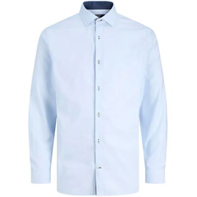 Jack & Jones Camicia A Maniche Lunghe Parker Detail Cashmere Blue XS Jack & Jones Camicia A Maniche Lunghe Parker Detail Cashmere Blue XS