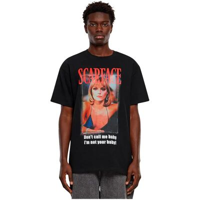 Mister Tee Maglietta A Maniche Corte Scarface Don´t Call Me Baby Heavy Black 2XL Mister Tee Maglietta A Maniche Corte Scarface Don´t Call Me Baby Heavy Black 2XL