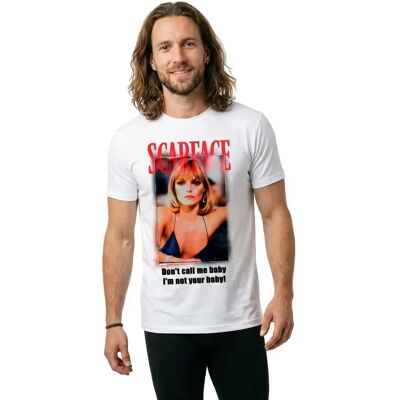 Mister Tee Maglietta A Maniche Corte Scarface Don´t Call Me Baby Heavy White 2XL Mister Tee Maglietta A Maniche Corte Scarface Don´t Call Me Baby Heavy White 2XL