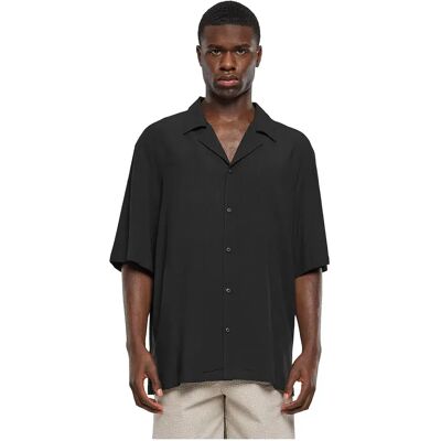 Urban Classics Camicia A Maniche Corte Loose Viscose Black 2XL Urban Classics Camicia A Maniche Corte Loose Viscose Black 2XL
