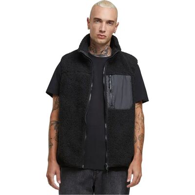 Urban Classics Gilet Sherpa Black 2XL Urban Classics Gilet Sherpa Black 2XL
