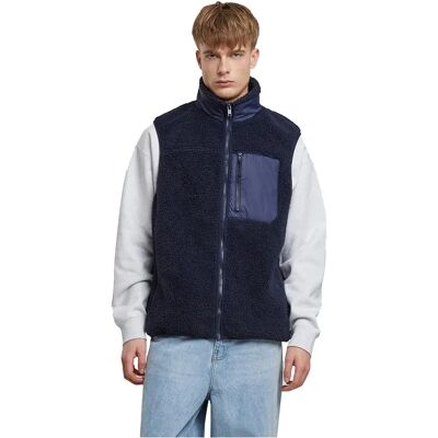 Urban Classics Gilet Sherpa Navy 2XL Urban Classics Gilet Sherpa Navy 2XL