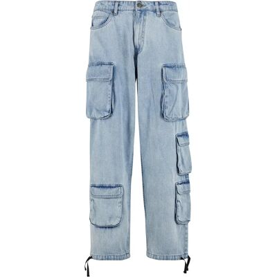 Urban Classics Jeans Multi Pocket Cargo New Light Blue Washed 31 Urban Classics Jeans Multi Pocket Cargo New Light Blue Washed 31