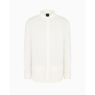 Armani Exchange Camicia A Maniche Lunghe Xm001221_af1619 White 2XL Armani Exchange Camicia A Maniche Lunghe Xm001221_af1619 White 2XL