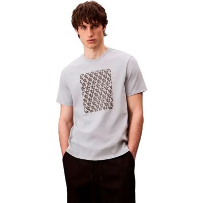 Calvin Klein Jeans Maglietta A Maniche Corte Graphic Puff Quarry M Calvin Klein Jeans Maglietta A Maniche Corte Graphic Puff Quarry M