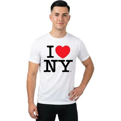 T-shirt da uomo Merchcode 5XL Bianco - I Love NY Oversize T-shirt da uomo Merchcode 5XL Bianco - I Love NY Oversize