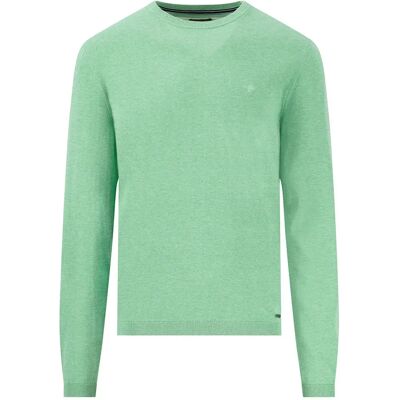 Fynch Hatton Maglione Air Cotton Turf Green 2XL Fynch Hatton Maglione Air Cotton Turf Green 2XL