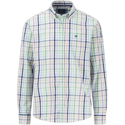 Fynch Hatton Camicia A Maniche Lunghe Combi Check Turf Green 2XL Fynch Hatton Camicia A Maniche Lunghe Combi Check Turf Green 2XL