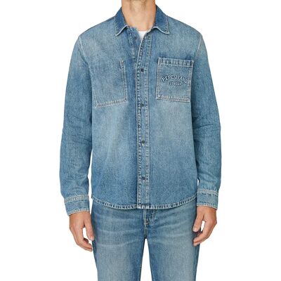 Pepe Jeans Camicia A Maniche Lunghe Relaxed Weston Denim S Pepe Jeans Camicia A Maniche Lunghe Relaxed Weston Denim S