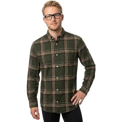 Jack & Jones Camicia A Maniche Lunghe Classic Flannel Check Plus Size Rosin 5XL Jack & Jones Camicia A Maniche Lunghe Classic Flannel Check Plus Size Rosin 5XL